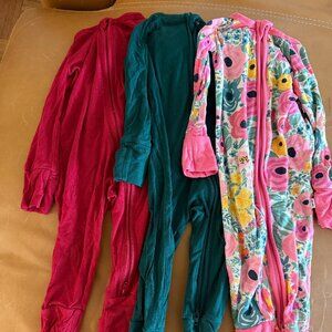 Little Sleepies Bundle of three 3-6 months